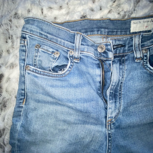 Rag & Bone Diva Jean in Freemont Hi Rise Light Wash Skinny Fit Stretch Jeans 27 - Picture 8 of 16